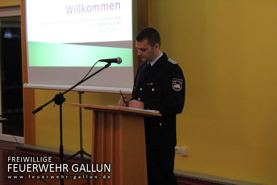 Erste gemeinsame Jahreshaupt&shy;versammlung der FF Stadt Mittenwalde